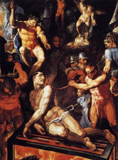 TIBALDI, Pellegrino Martyrdom of St Lawrence